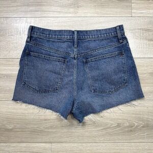 Madewell The Perfect Jean‎ Shorts Blue Denim High Rise Women's 31